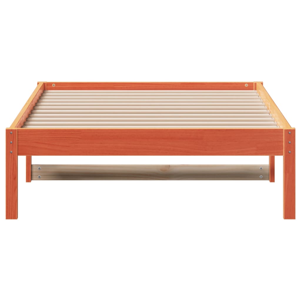 Lit de jour sans matelas cire marron 80x200 cm bois pin massif - XIOS