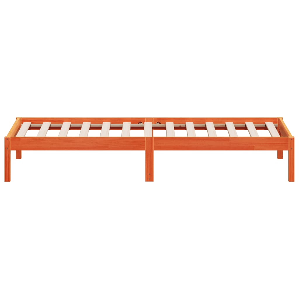 Lit de jour sans matelas cire marron 80x200 cm bois pin massif - XIOS