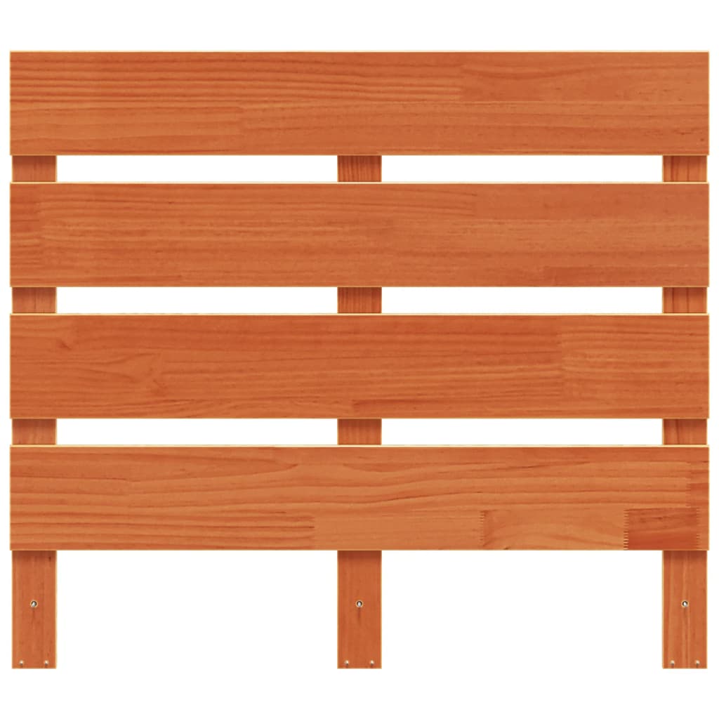 Tête de lit cire marron 90 cm bois massif de pin - XIOS