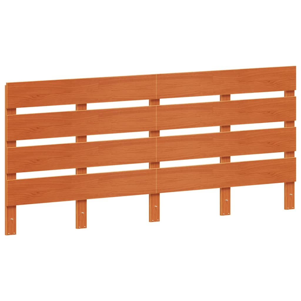 Tête de lit cire marron 180 cm bois massif de pin - XIOS