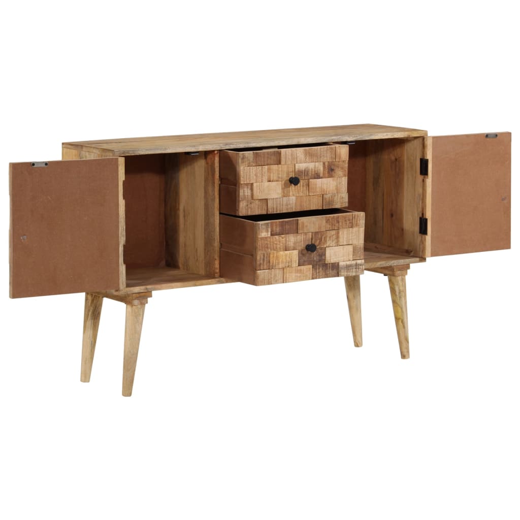Buffet 110x30x70 cm bois massif de manguier - XIOS