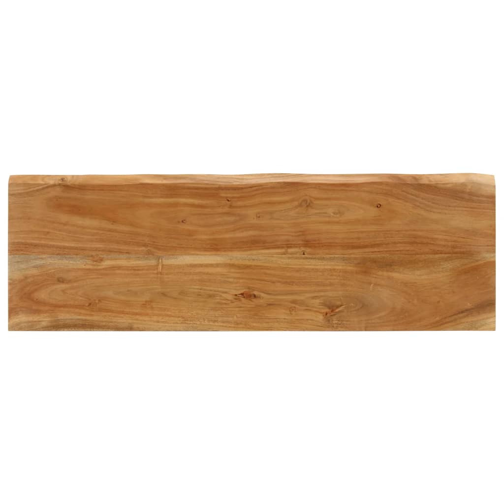Banc avec bord vivant 105 cm bois d'acacia massif - XIOS