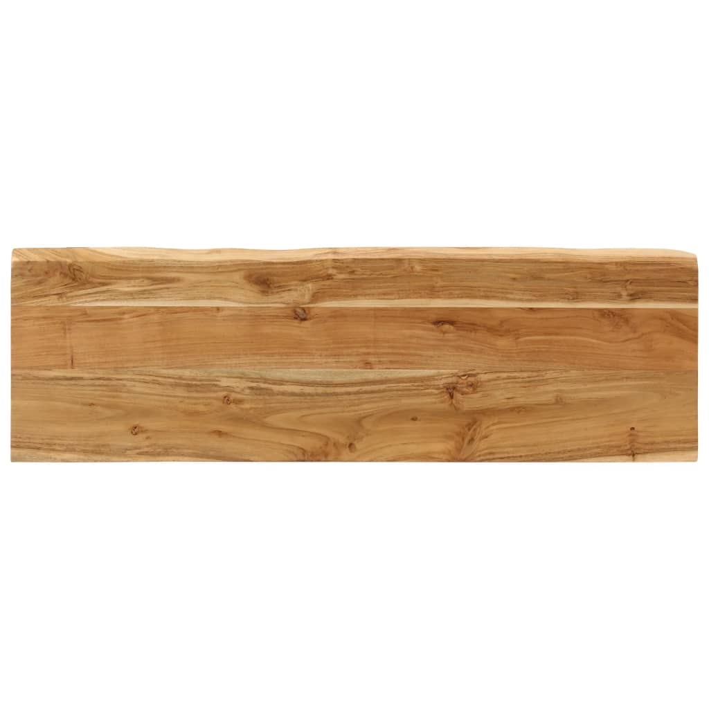 Banc avec bord vivant 105 cm bois d'acacia massif - XIOS
