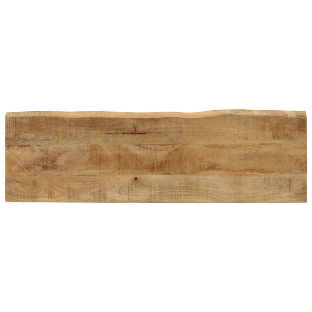 Banc avec bord vivant 105 cm bois de manguier massif - XIOS