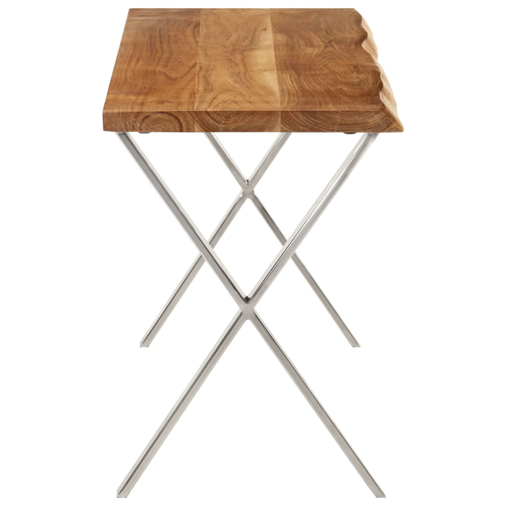 Banc avec bord vivant 105 cm bois d'acacia massif - XIOS