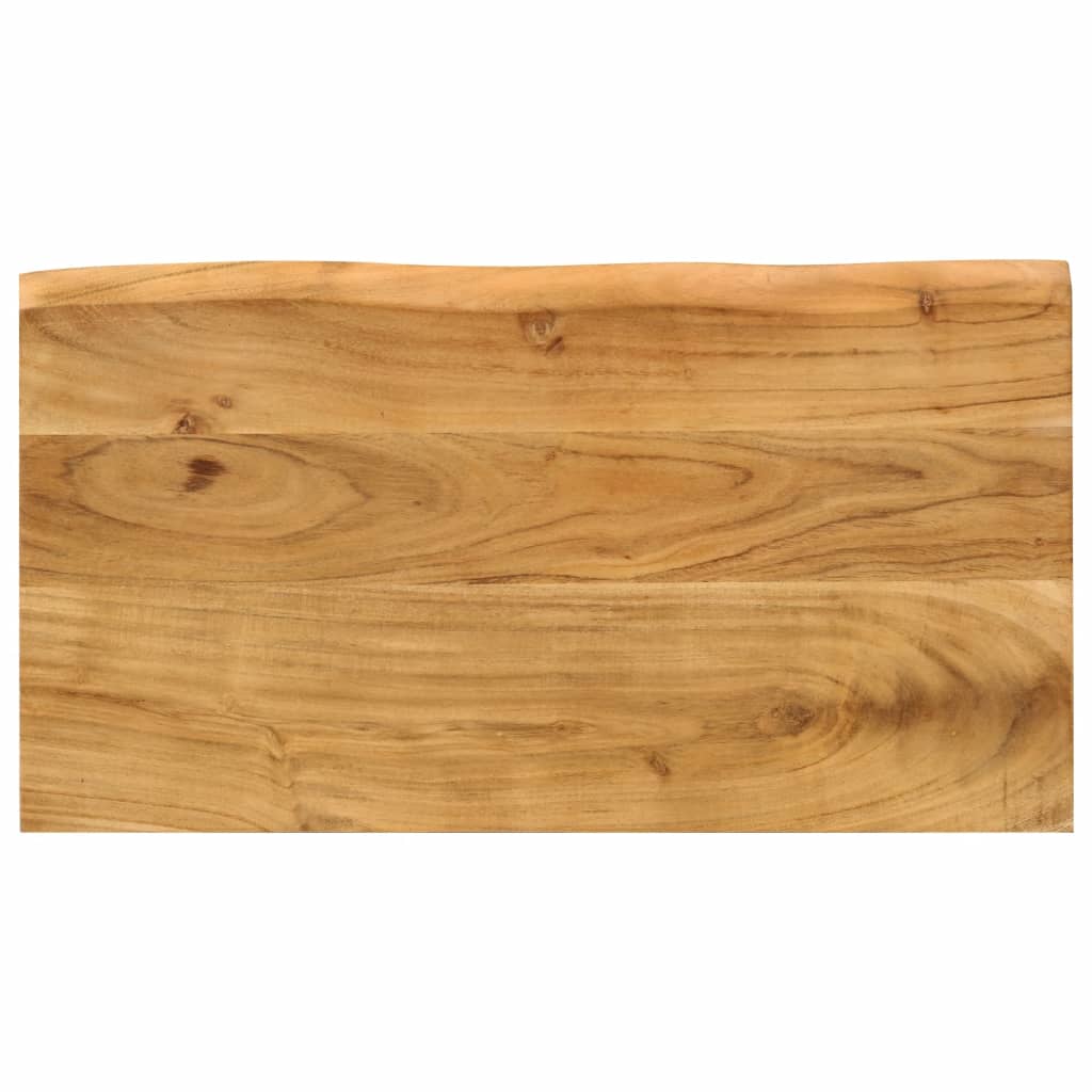 Tables gigognes 3 pcs avec bord vivant bois massif d'acacia - XIOS