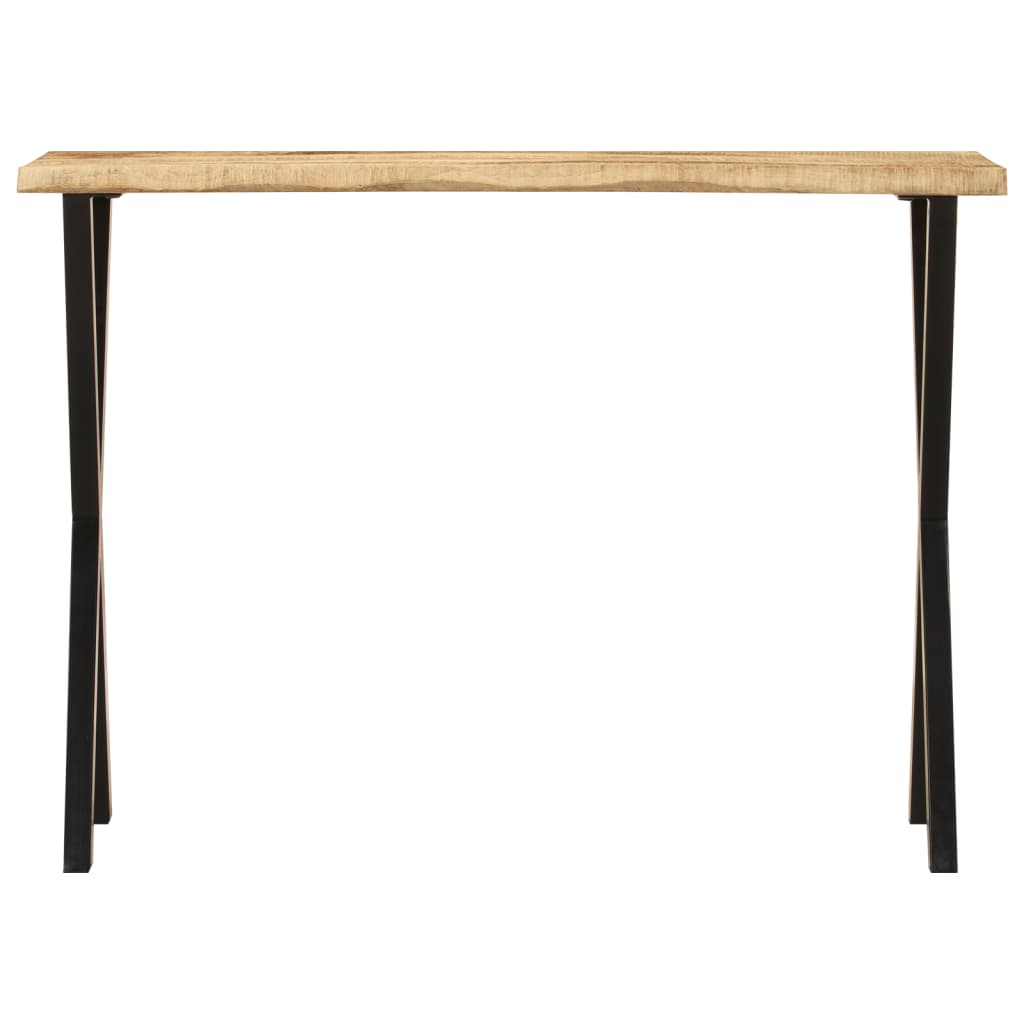 Table console à live edge 105x33x76 cm bois de manguier massif - XIOS