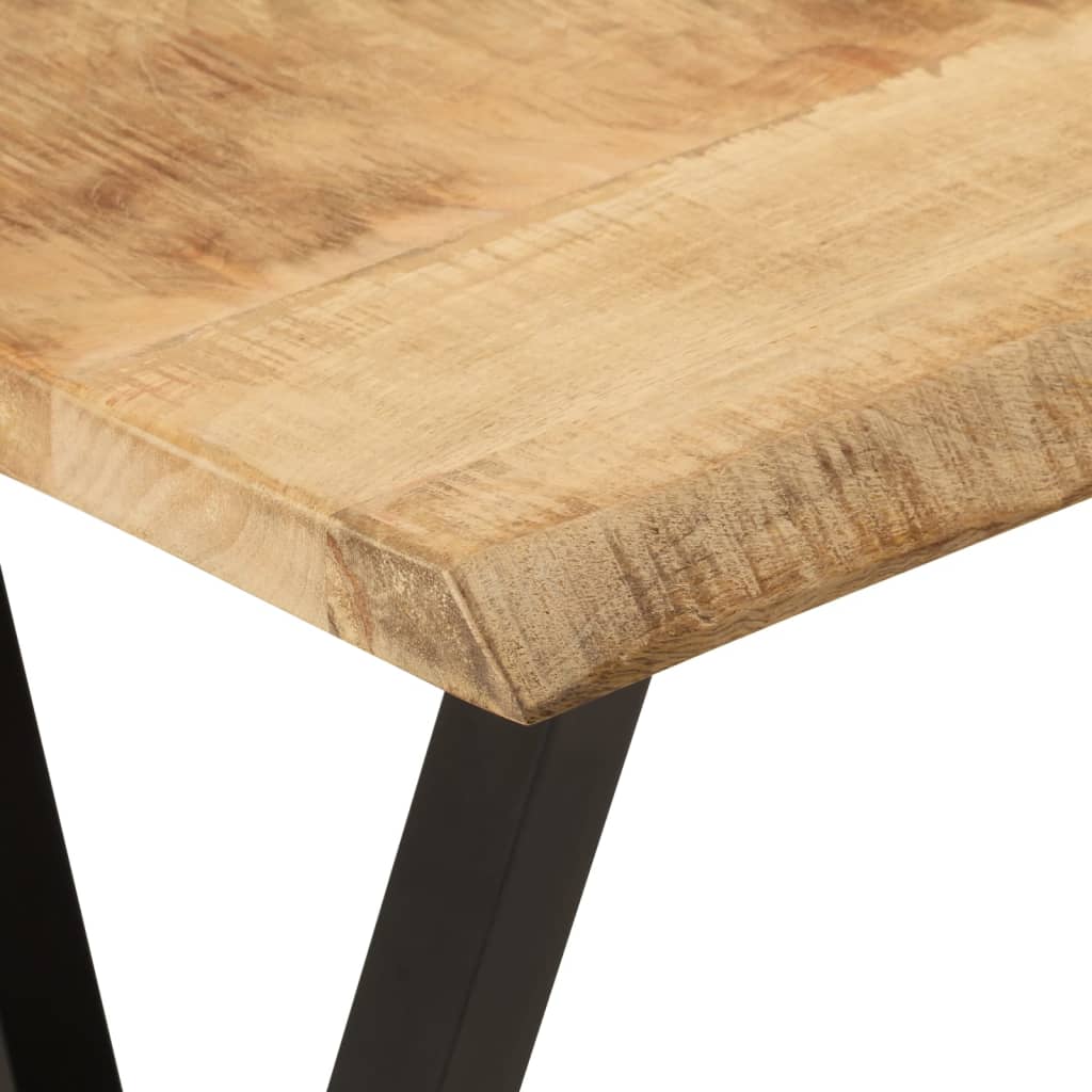 Table console à live edge 105x33x76 cm bois de manguier massif - XIOS