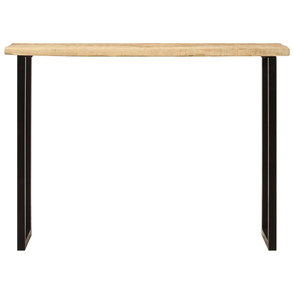 Table console à live edge 105x33x76 cm bois de manguier massif