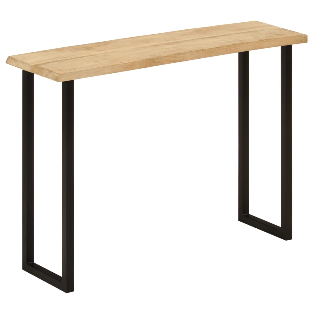 Table console à live edge 105x33x76 cm bois de manguier massif Tables console vidaXL