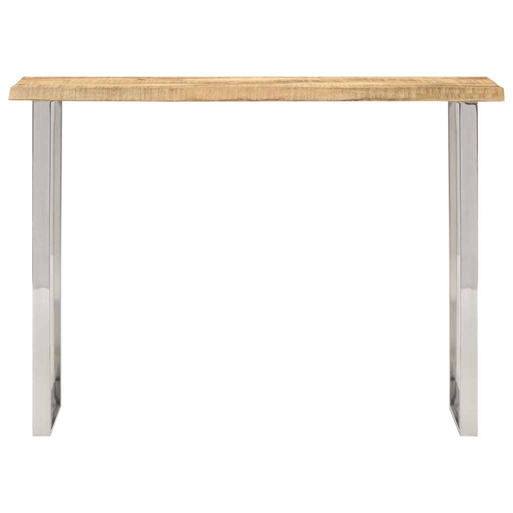 Table console à live edge 105x33x76 cm bois de manguier massif - XIOS