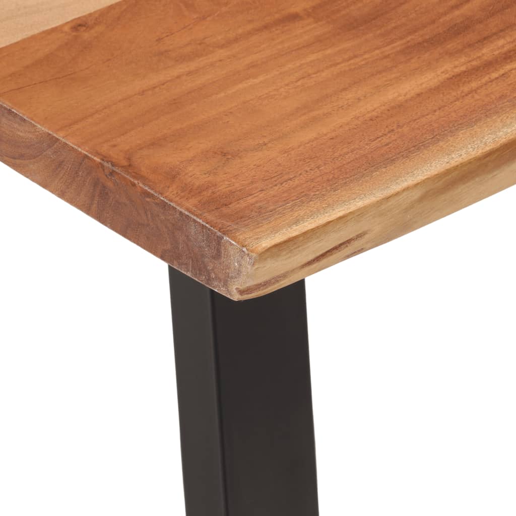 Table basse 110x55x40 cm bois massif d'acacia - XIOS