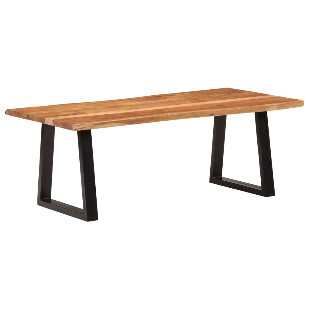 Table basse 110x55x40 cm bois massif d'acacia - XIOS