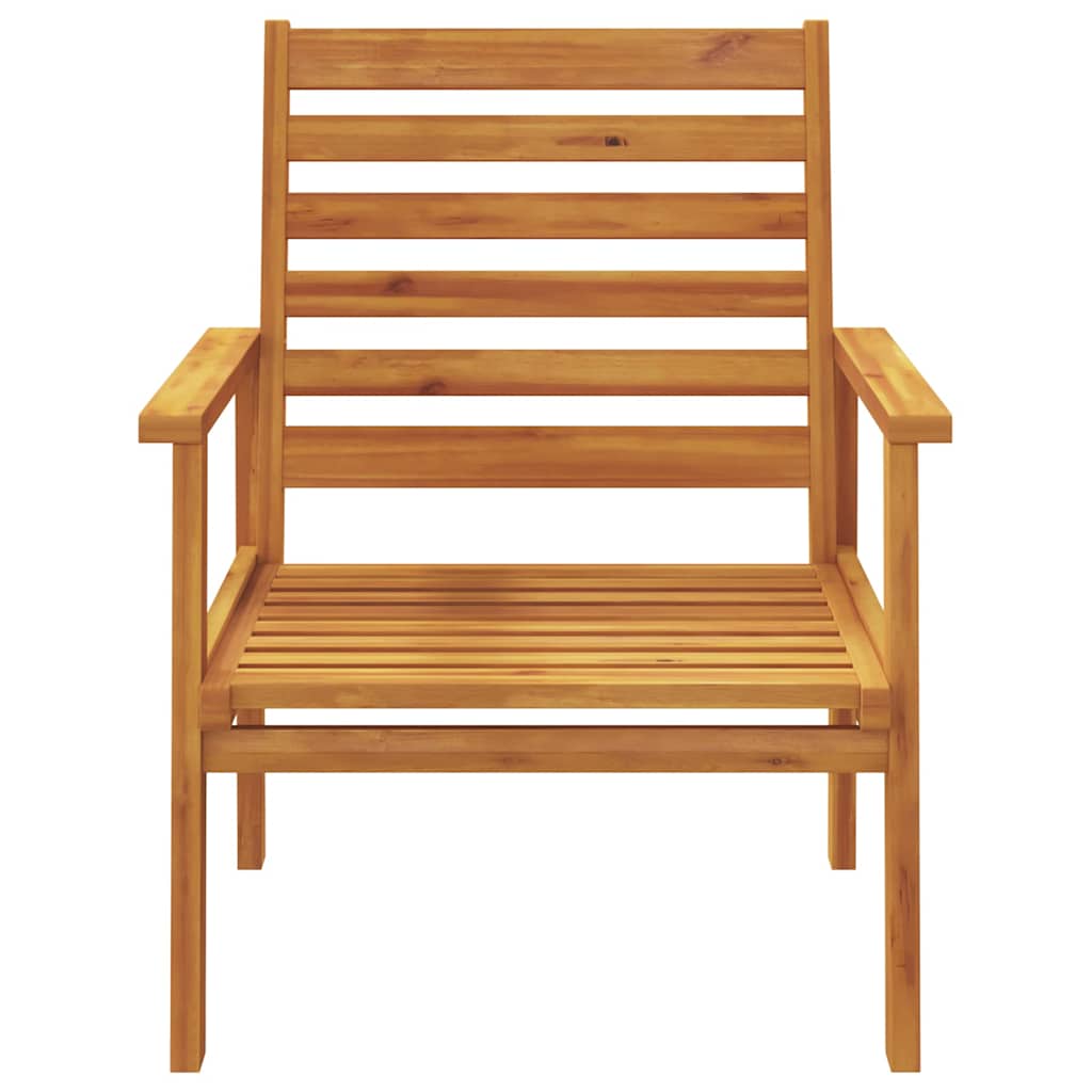 Salon de jardin 4 pcs bois d'acacia solide