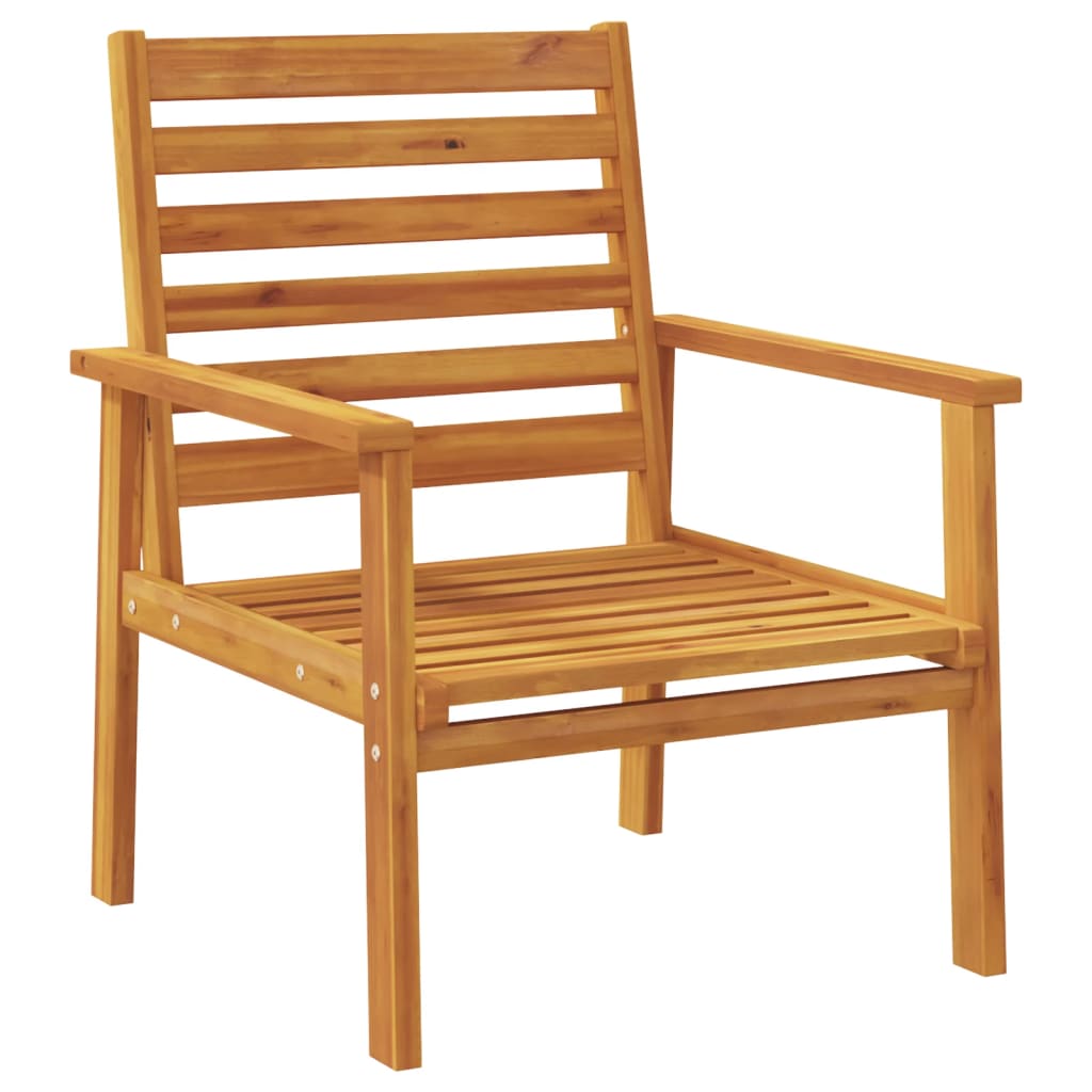 Salon de jardin 5 pcs bois d'acacia solide