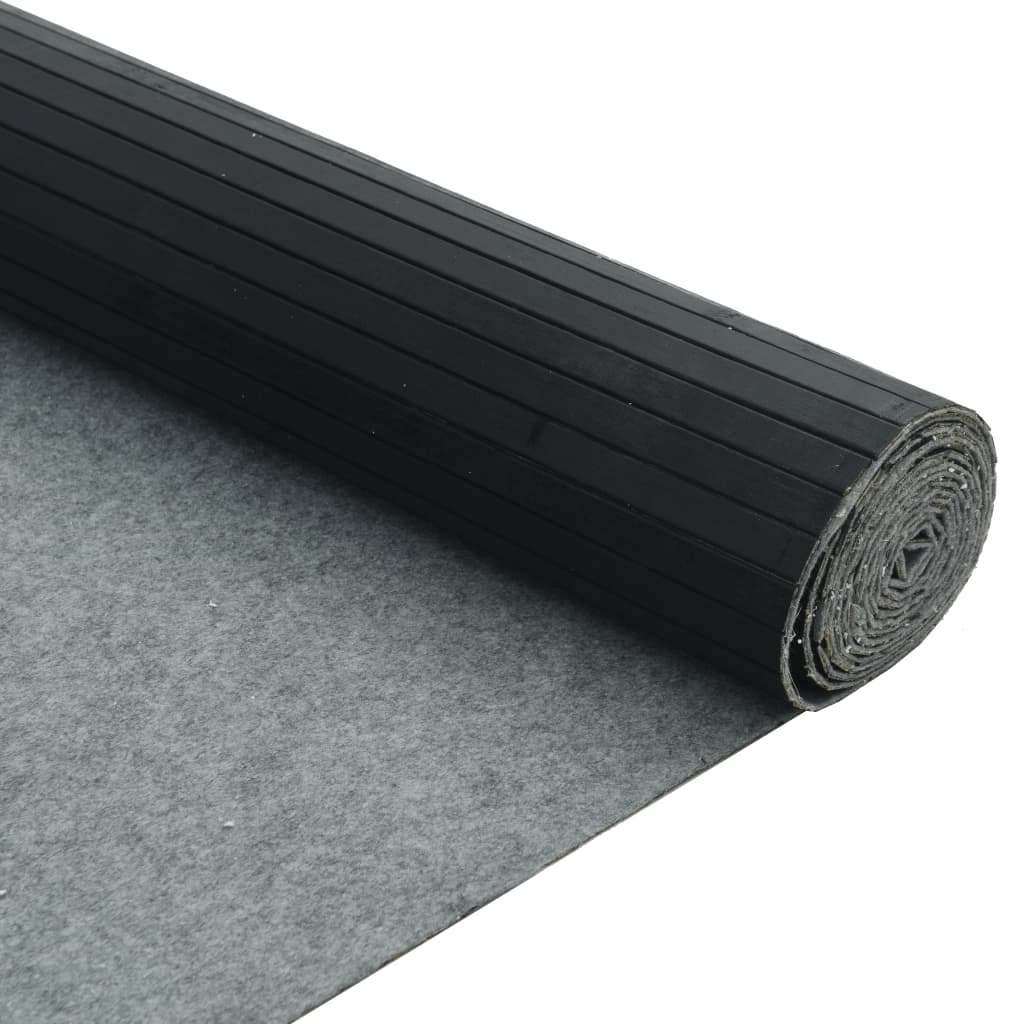 Cloison de séparation noir 165x400 cm bambou Séparateurs de pièces vidaXL
