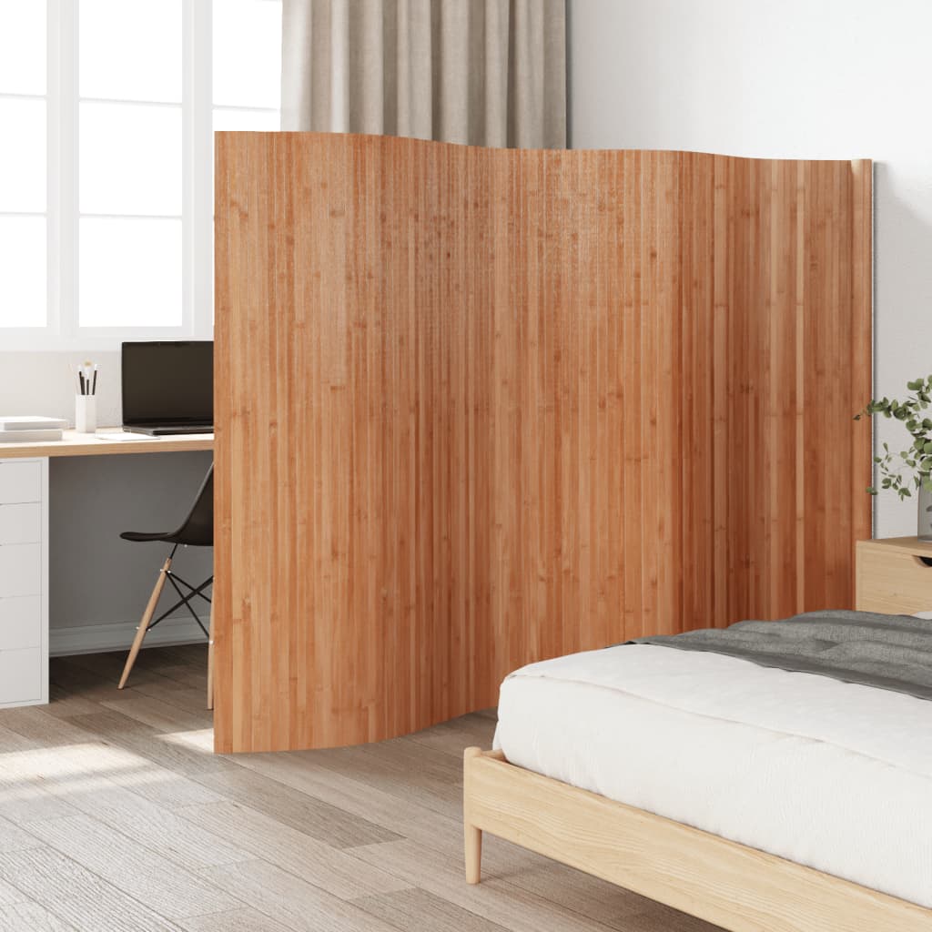 Cloison de séparation naturel 165x400 cm bambou Séparateurs de pièces vidaXL