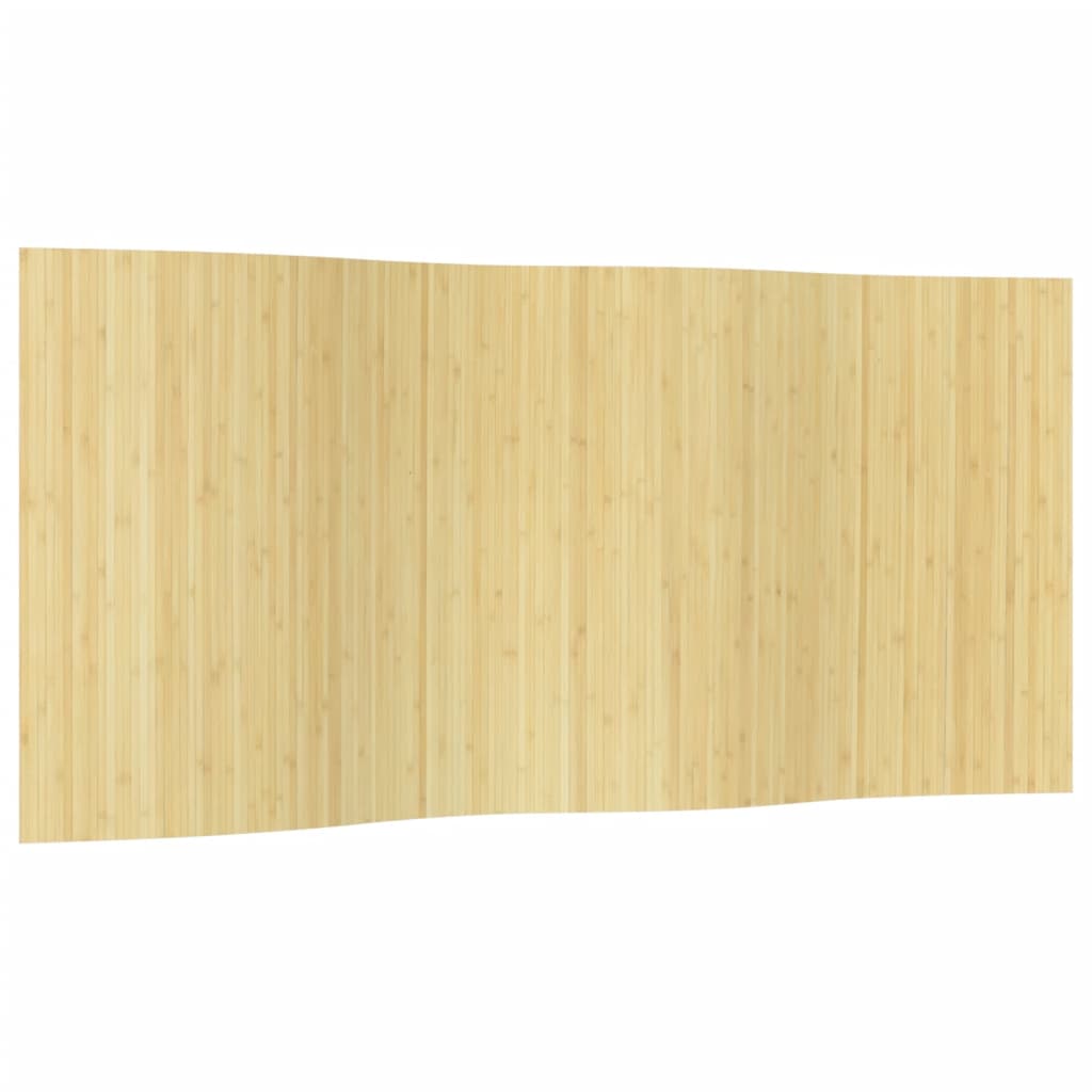 Cloison de séparation naturel clair 165x400 cm bambou - XIOS