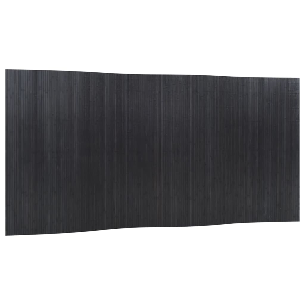 Cloison de séparation gris 165x400 cm bambou - XIOS