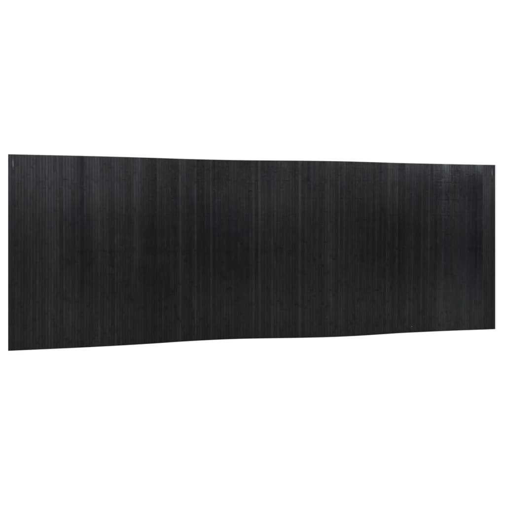 Cloison de séparation noir 165x600 cm bambou XIOS