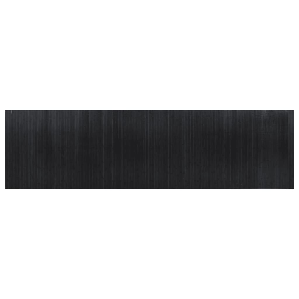 Cloison de séparation noir 165x600 cm bambou - XIOS