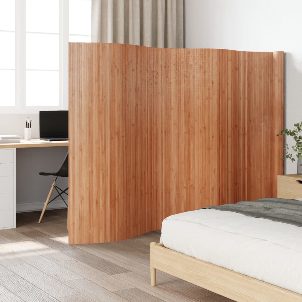 Cloison de séparation naturel 165x600 cm bambou Séparateurs de pièces vidaXL