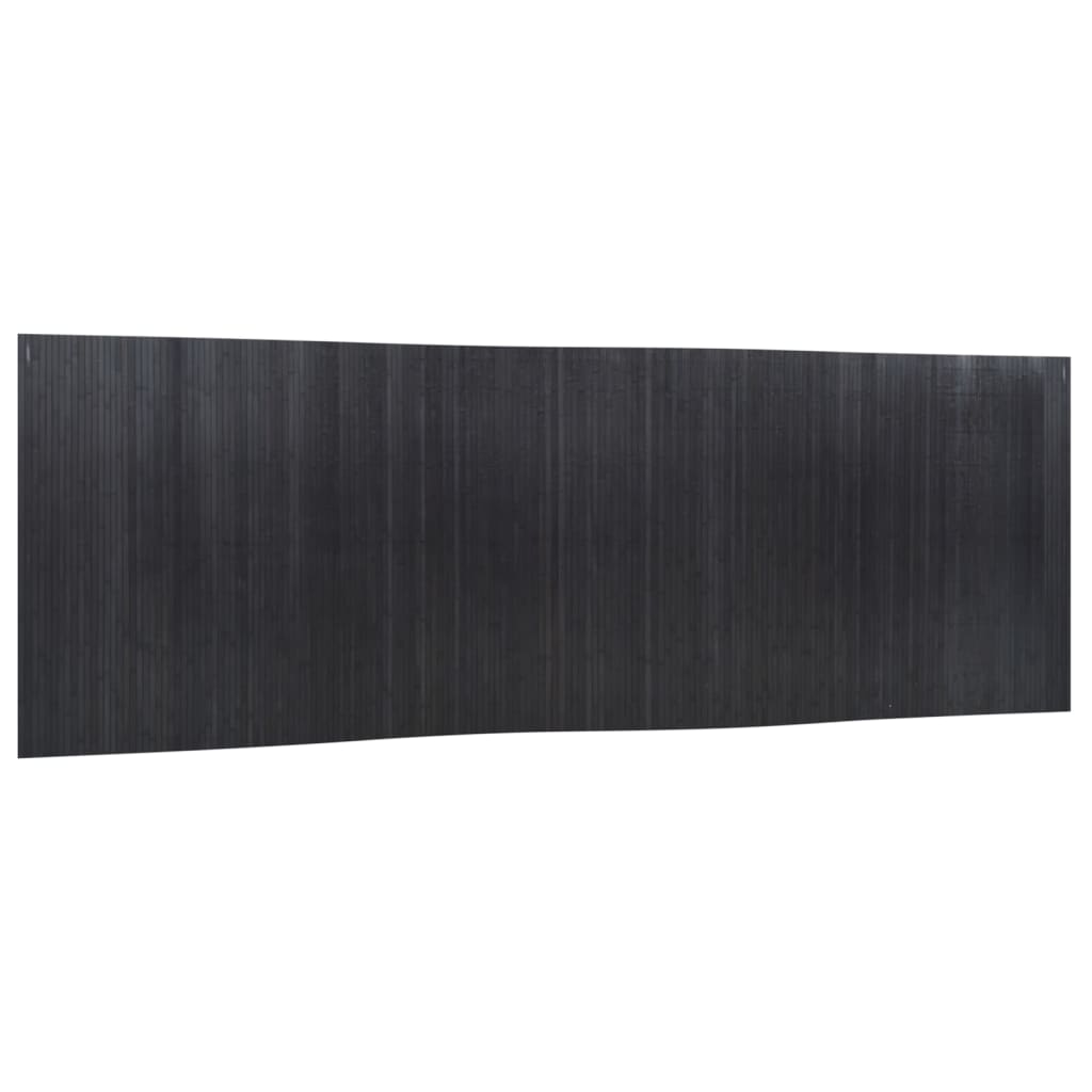 Cloison de séparation gris 165x600 cm bambou - XIOS