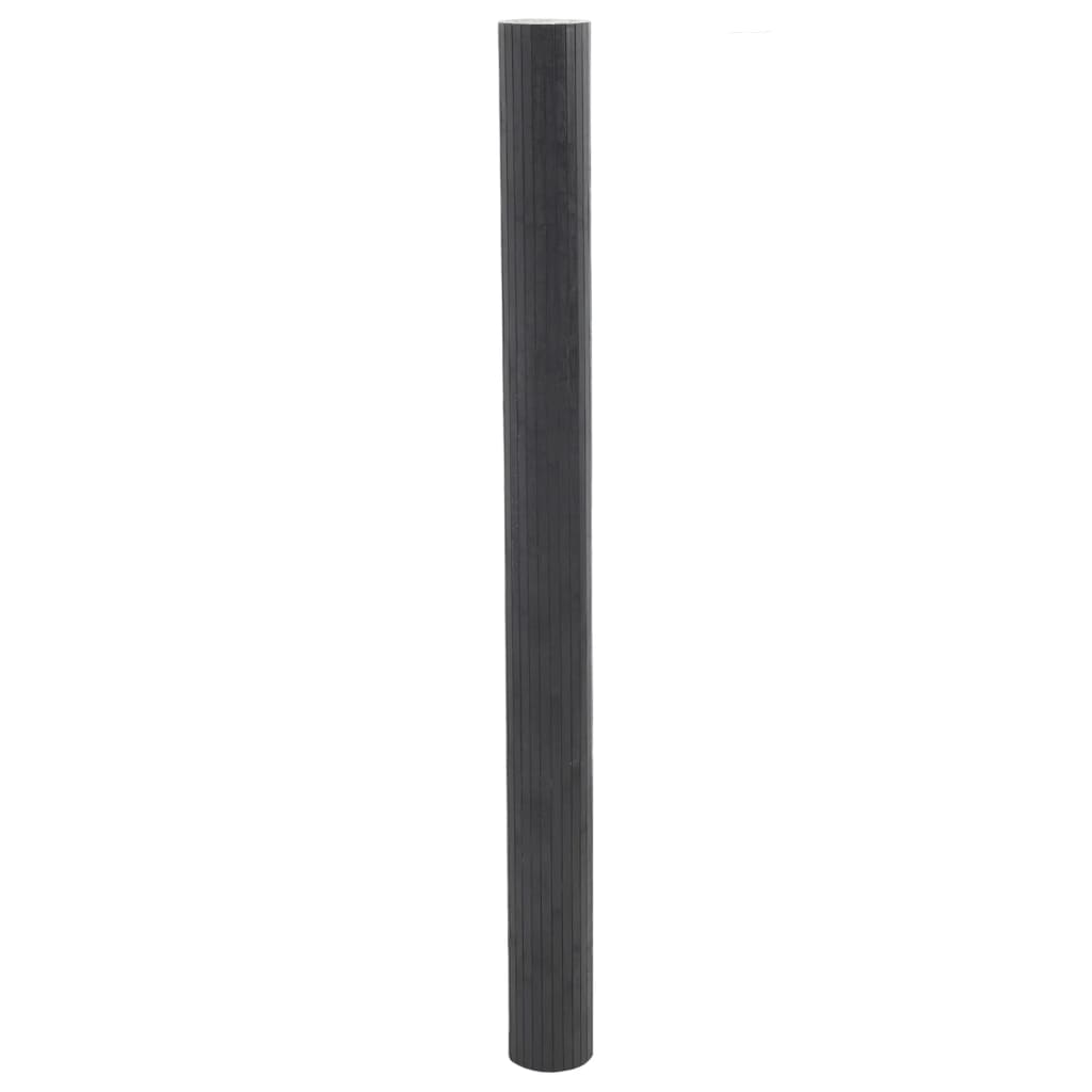 Cloison de séparation gris 165x600 cm bambou - XIOS