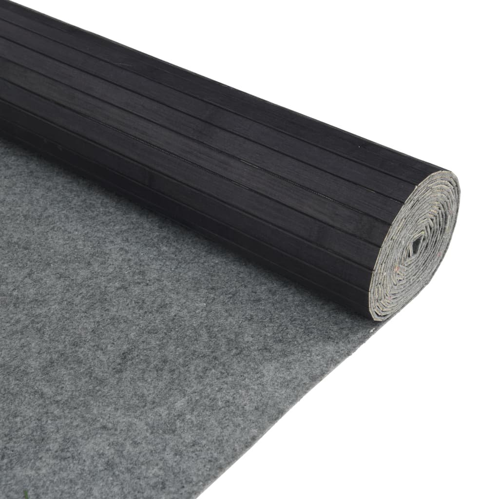 Cloison de séparation gris 165x600 cm bambou - XIOS