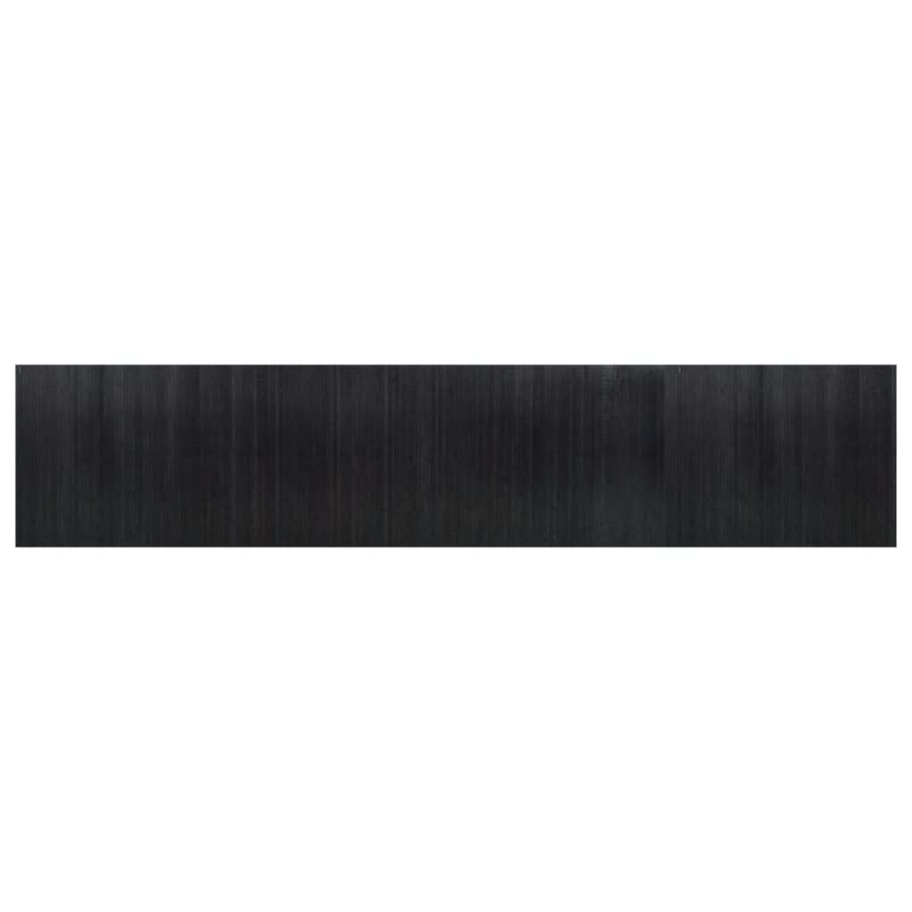Cloison de séparation noir 165x800 cm bambou - XIOS