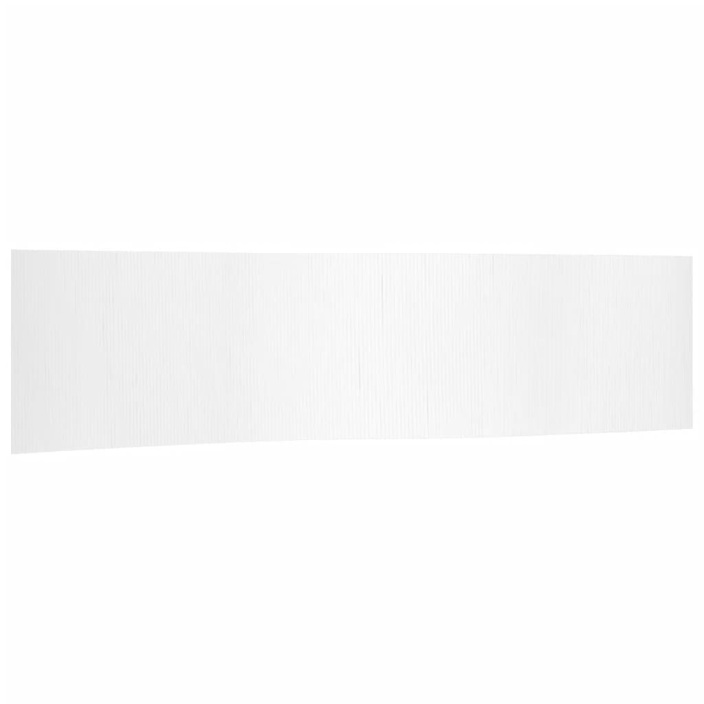 Cloison de séparation blanc 165x800 cm bambou Séparateurs de pièces vidaXL