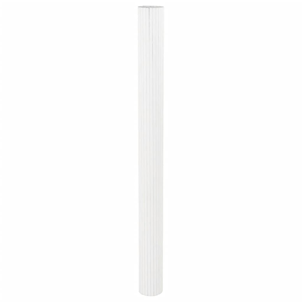 Cloison de séparation blanc 165x800 cm bambou Séparateurs de pièces vidaXL