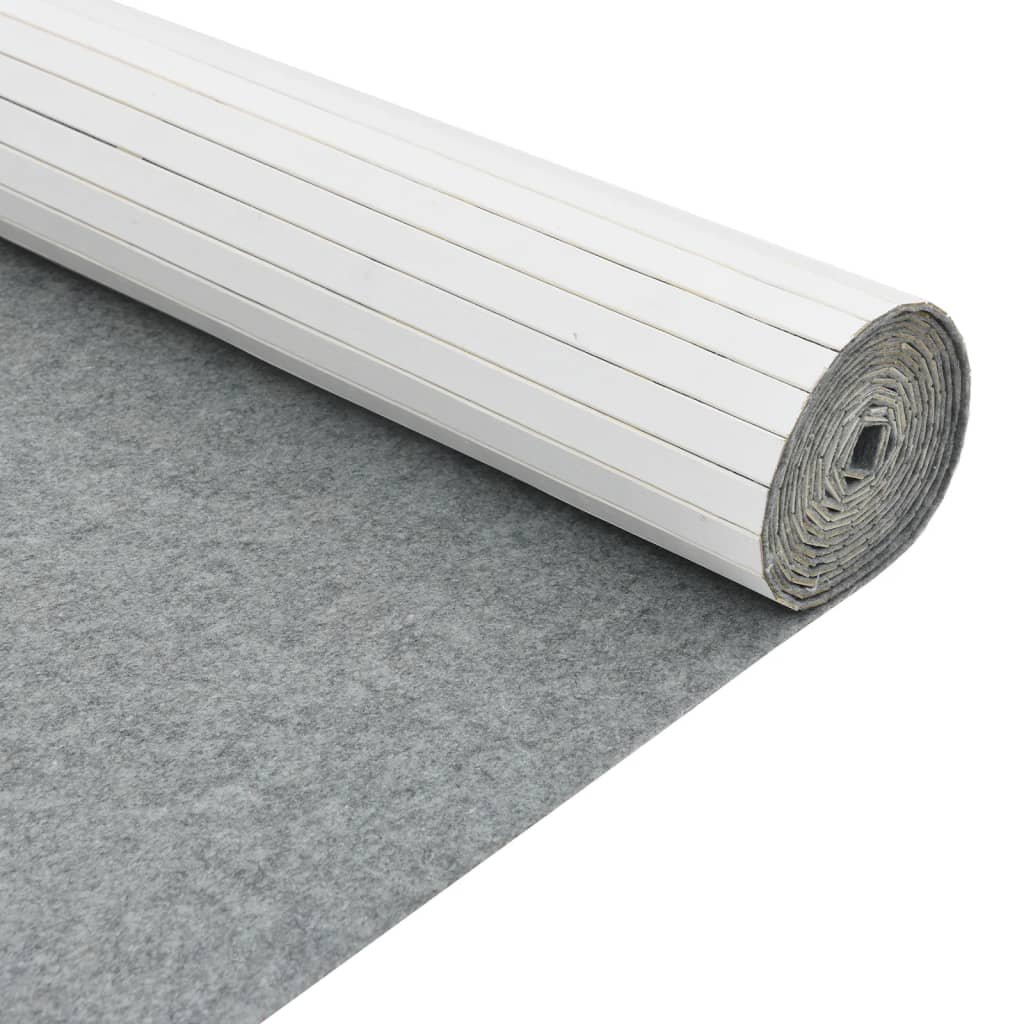 Cloison de séparation blanc 165x800 cm bambou Séparateurs de pièces vidaXL