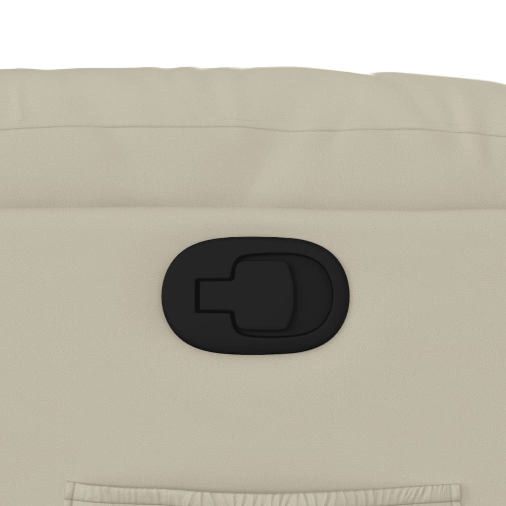 Fauteuil inclinable Crème Similicuir - XIOS