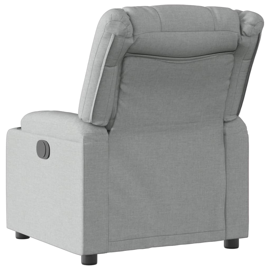 Fauteuil inclinable Gris clair Tissu - XIOS