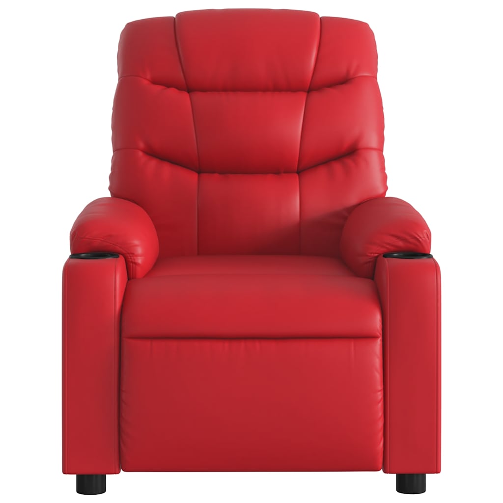 Fauteuil inclinable Rouge Similicuir - XIOS