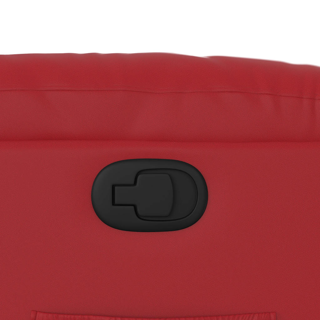 Fauteuil inclinable Rouge Similicuir - XIOS
