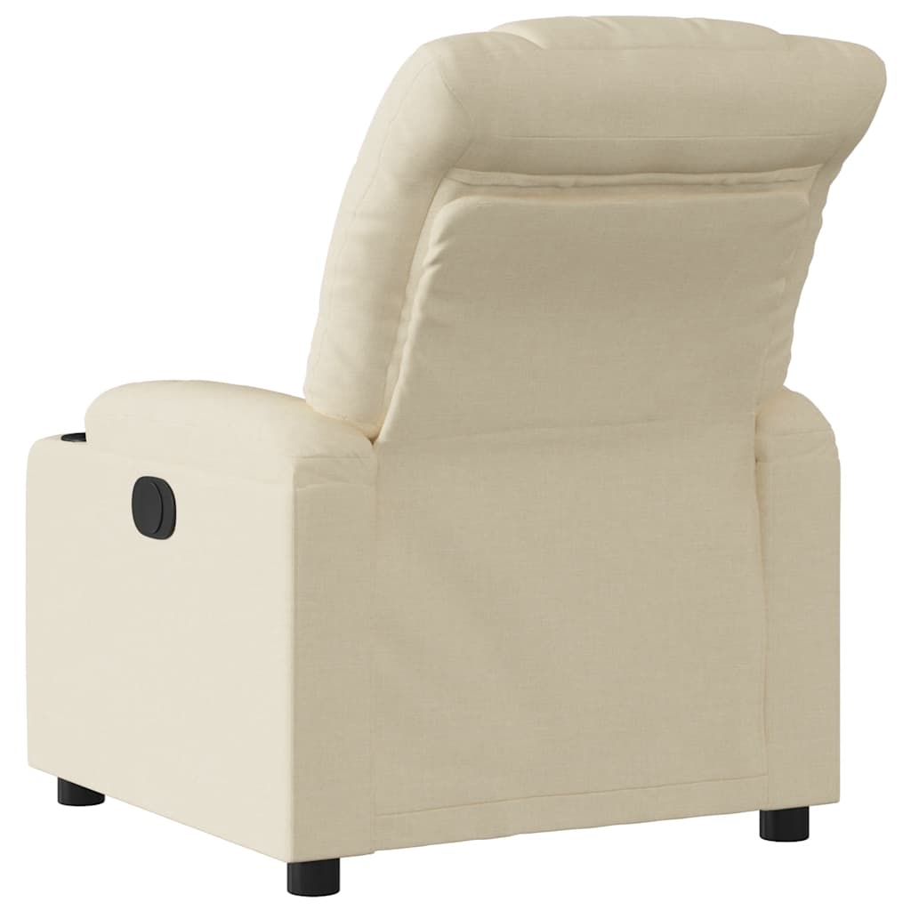 Fauteuil inclinable Crème Tissu - XIOS