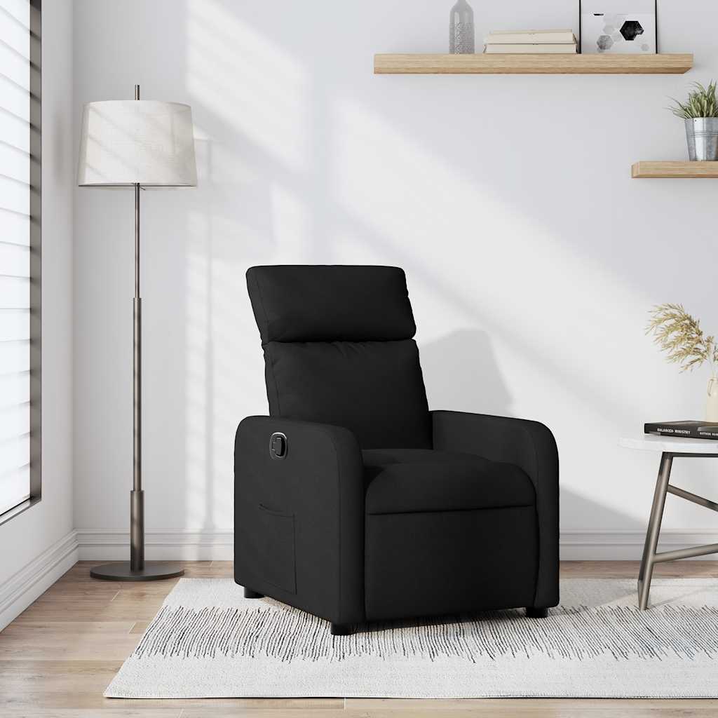 Fauteuil inclinable Noir Tissu - XIOS
