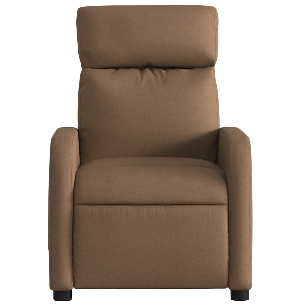 Fauteuil de massage inclinable Marron Tissu - XIOS