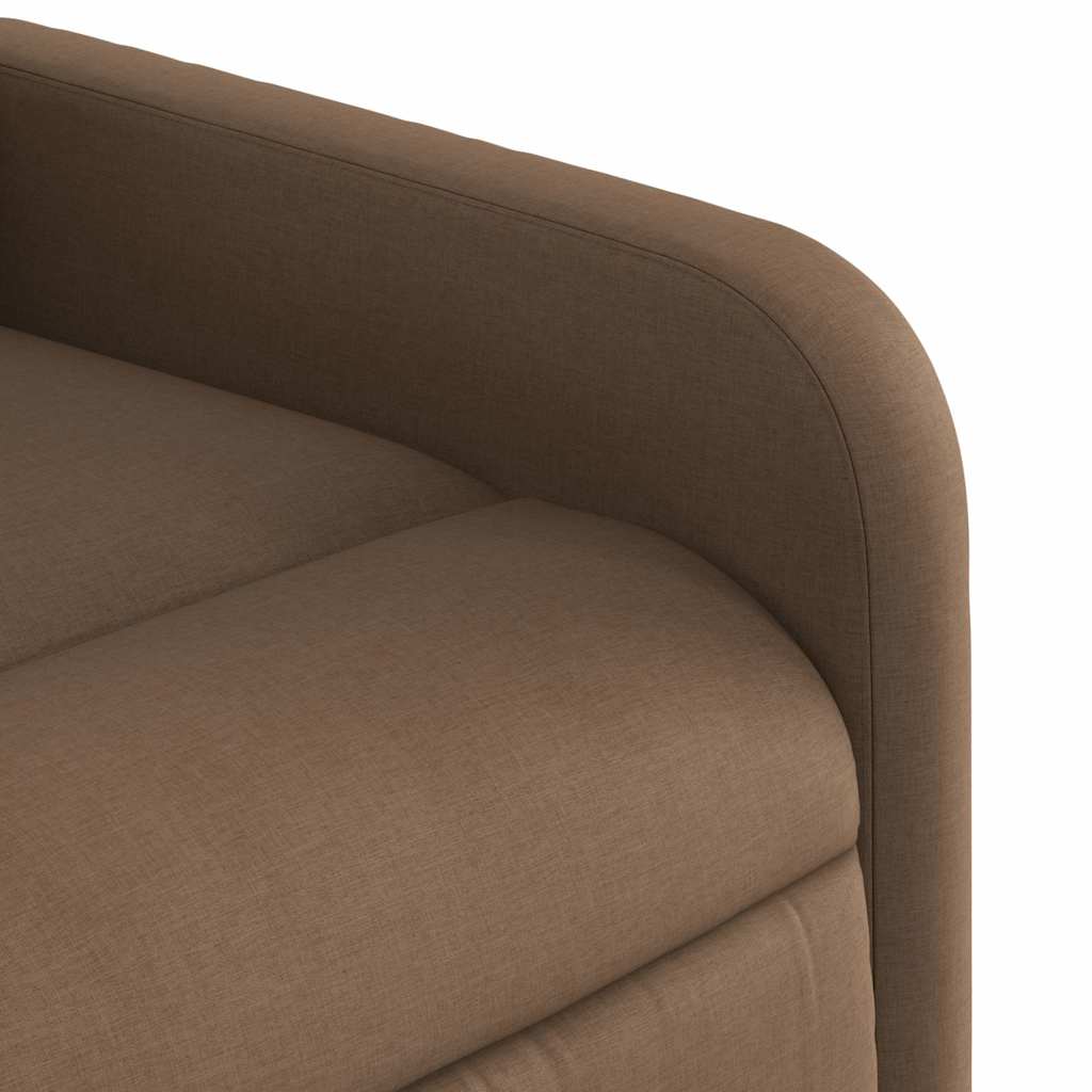 Fauteuil de massage inclinable Marron Tissu - XIOS