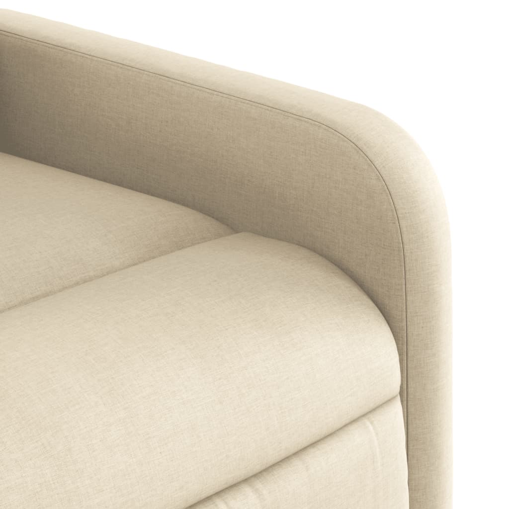 Fauteuil de massage inclinable Crème Tissu - XIOS