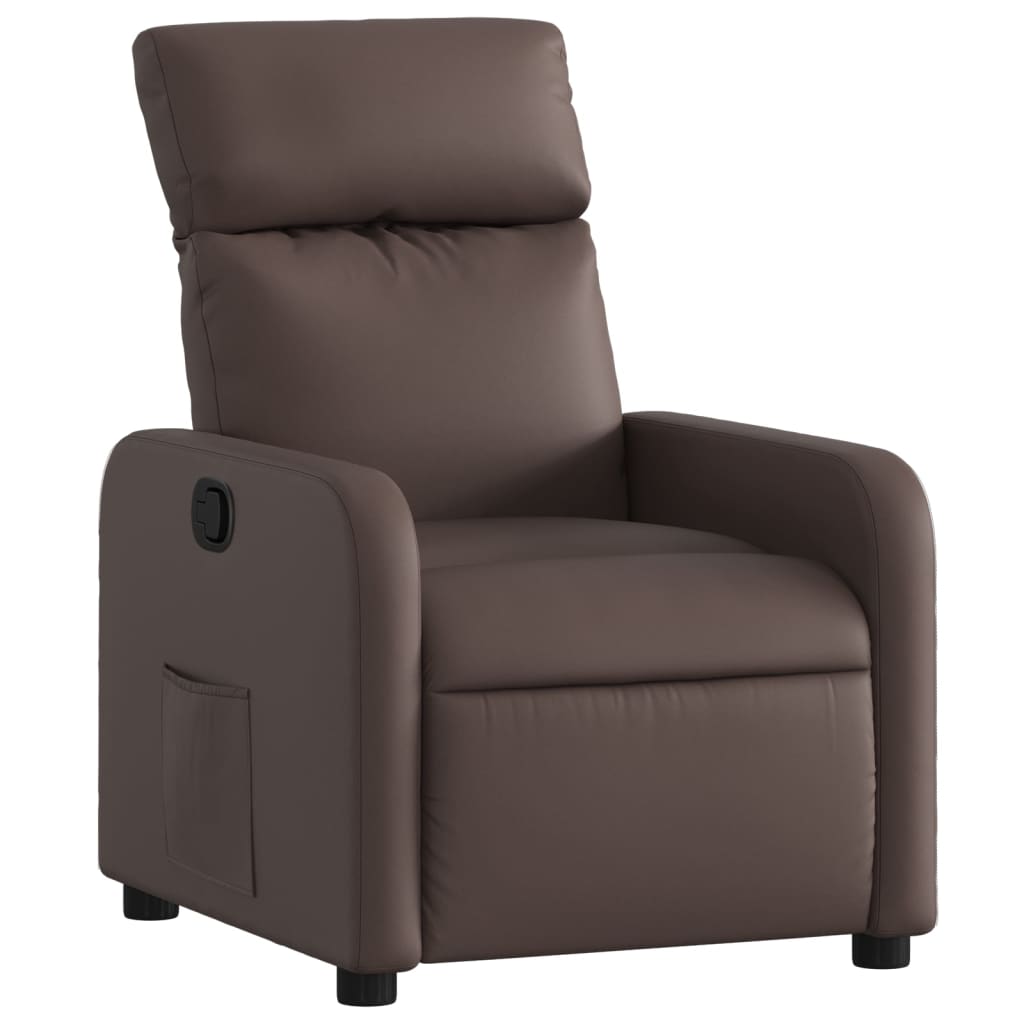 Fauteuil inclinable Marron Similicuir - XIOS