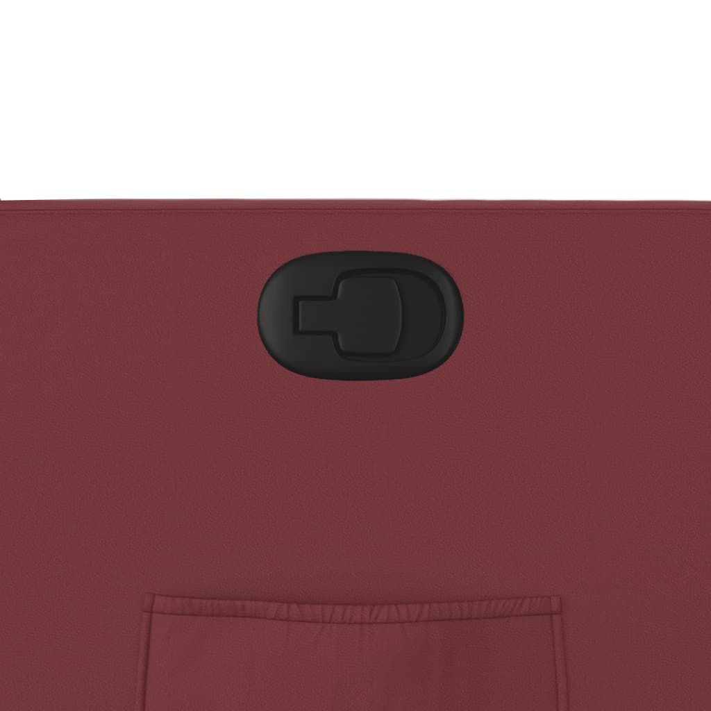 Fauteuil inclinable Rouge bordeaux Similicuir - XIOS