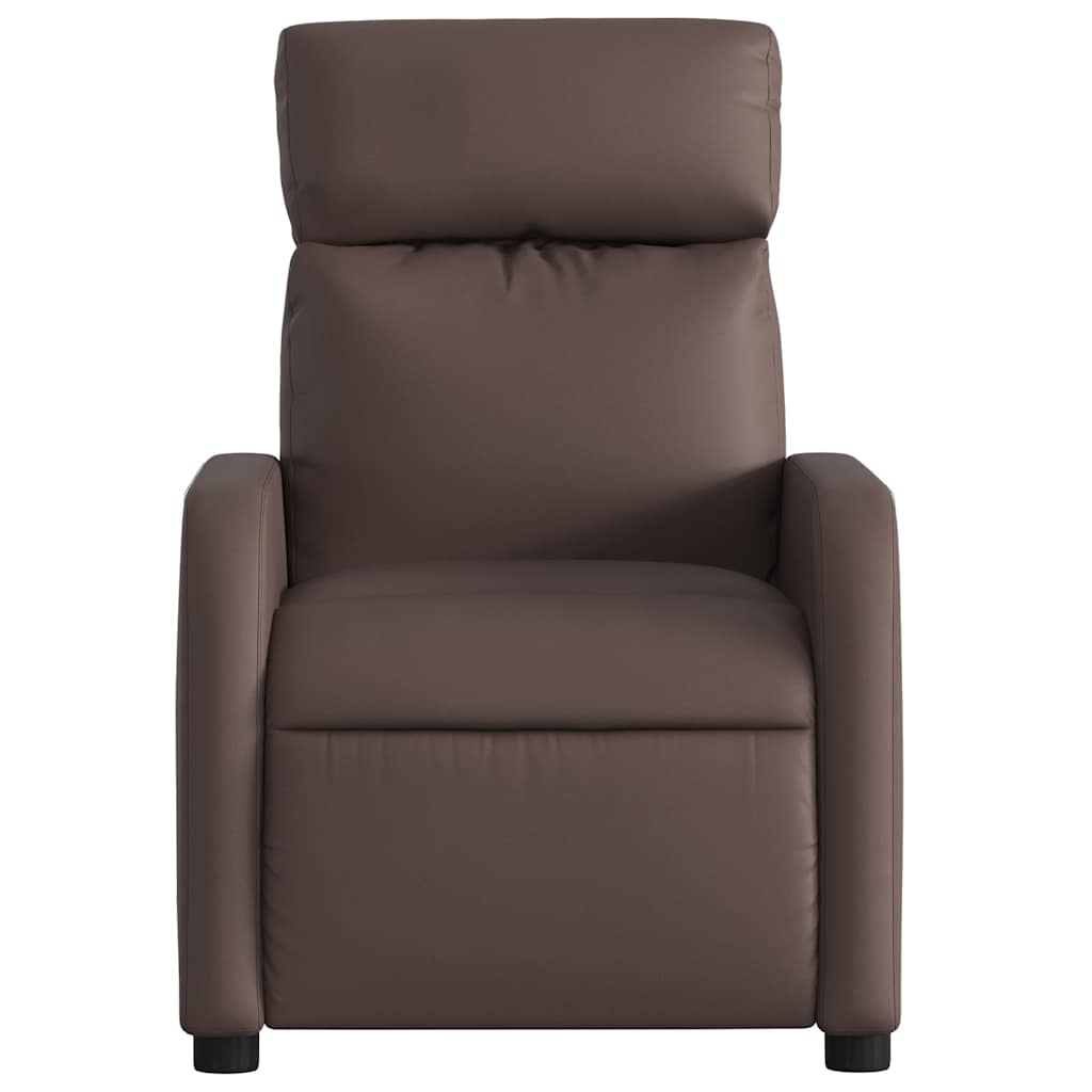 Fauteuil de massage inclinable Marron Similicuir - XIOS