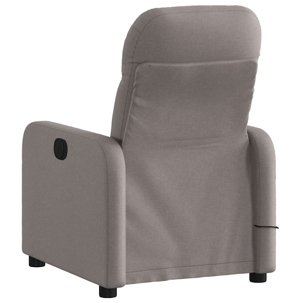 Fauteuil de massage inclinable Taupe Tissu - XIOS