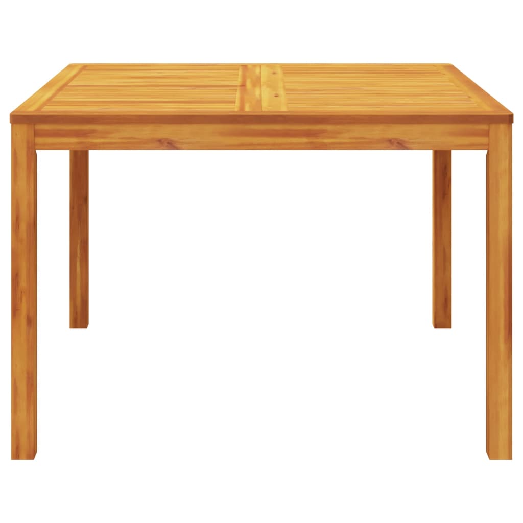Table à manger de jardin 110x110x75 cm bois d'acacia massif Tables de jardin vidaXL