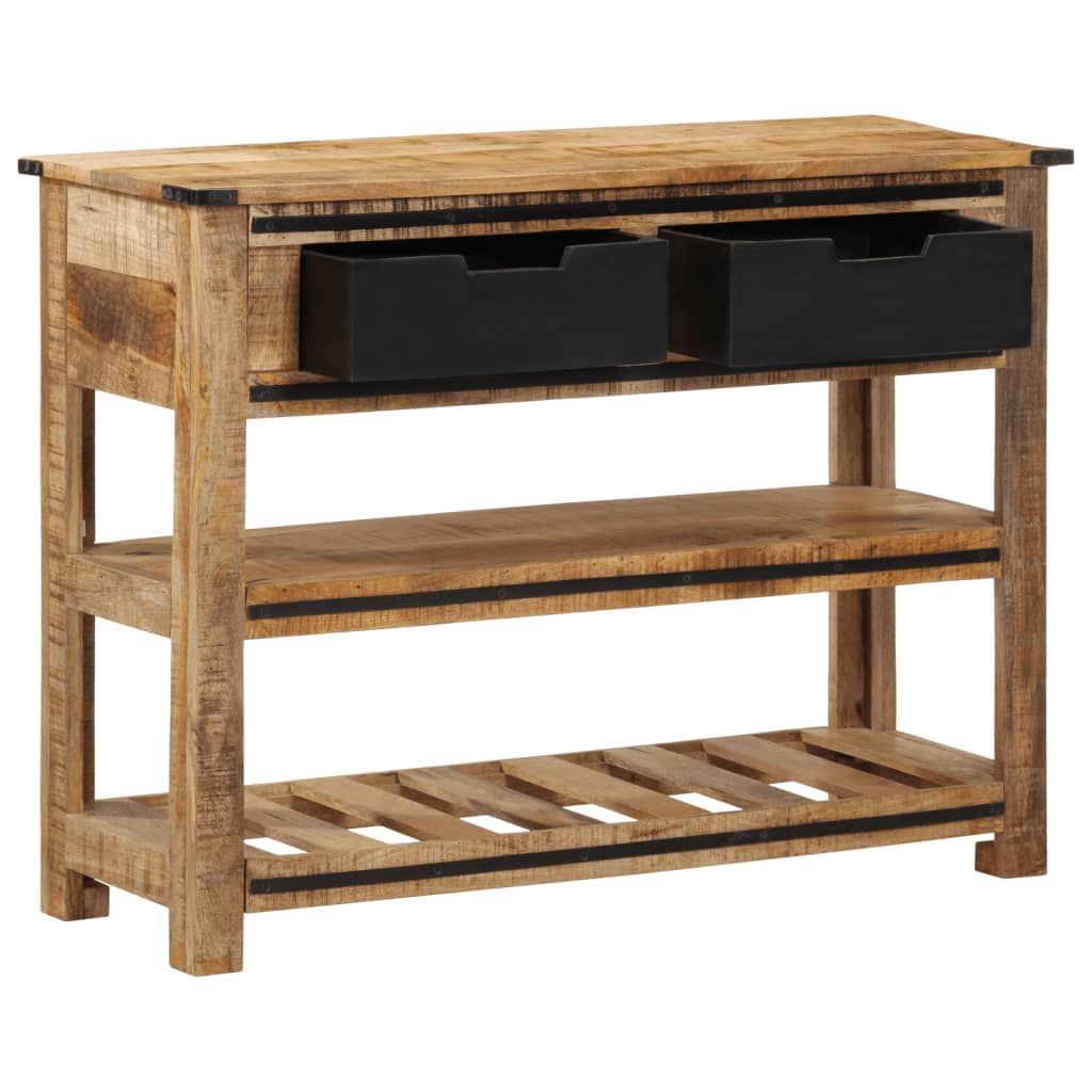 Table console 100x35x75 cm bois de manguier massif - XIOS