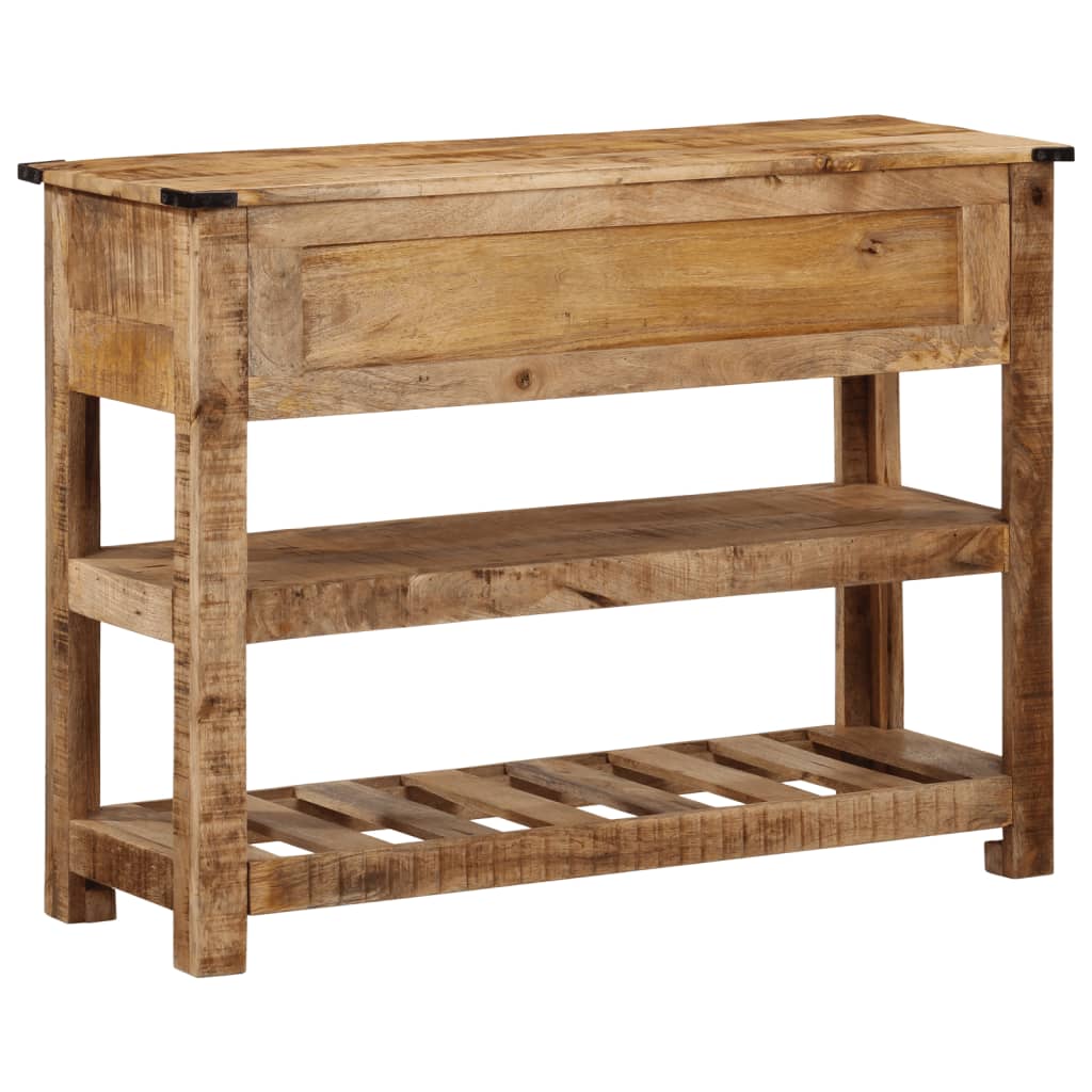 Table console 100x35x75 cm bois de manguier massif - XIOS