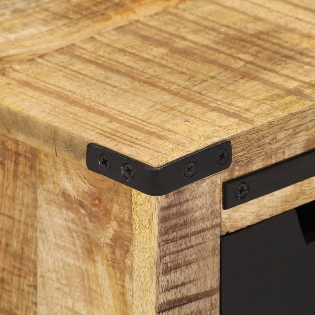 Buffet avec 2 tiroirs 55x35x60 cm bois massif de manguier - XIOS